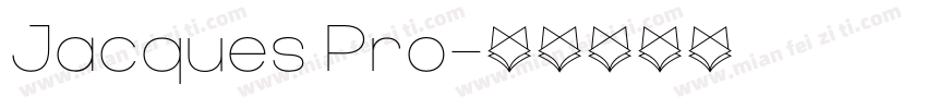 Jacques Pro字体转换